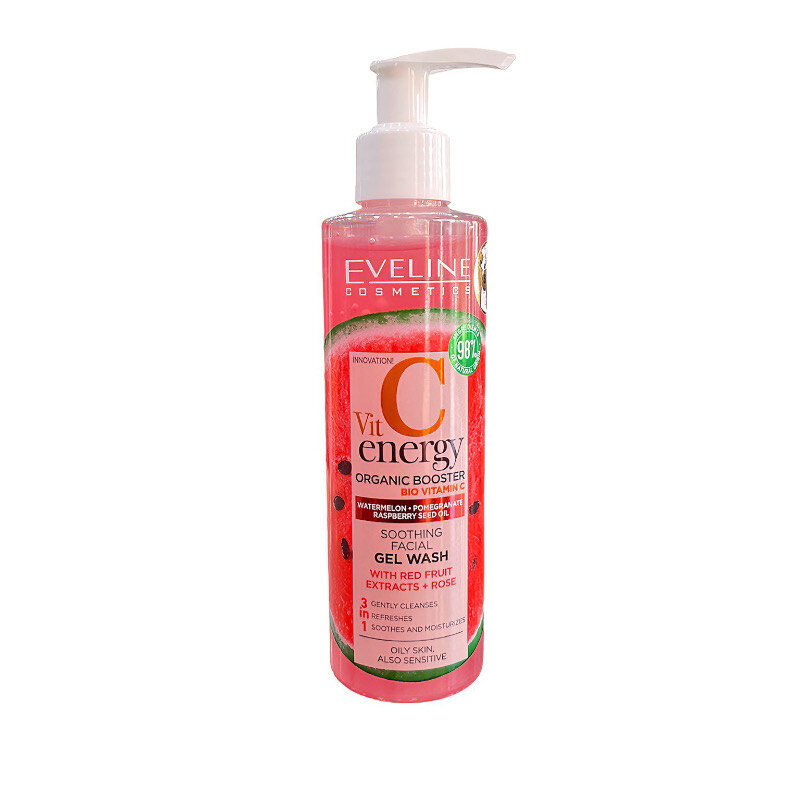 ژل شستشو اولاین عصاره هندوانه و تمشک حجم 200 میل