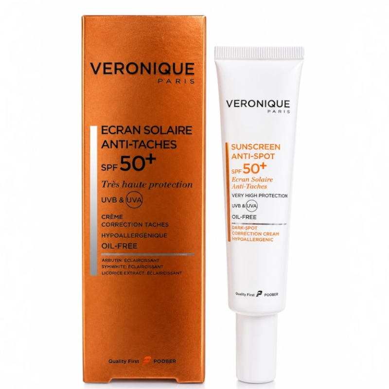 خرید کرم ضد آفتاب ضد لک ورونیک SPF 50+ | Veronique Paris اصل 40 میل