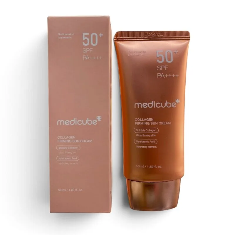 خرید کرم ضدآفتاب کلاژن مدیکیوب ++++ SPF50+ PA حجم 50 میل (اورجینال)
