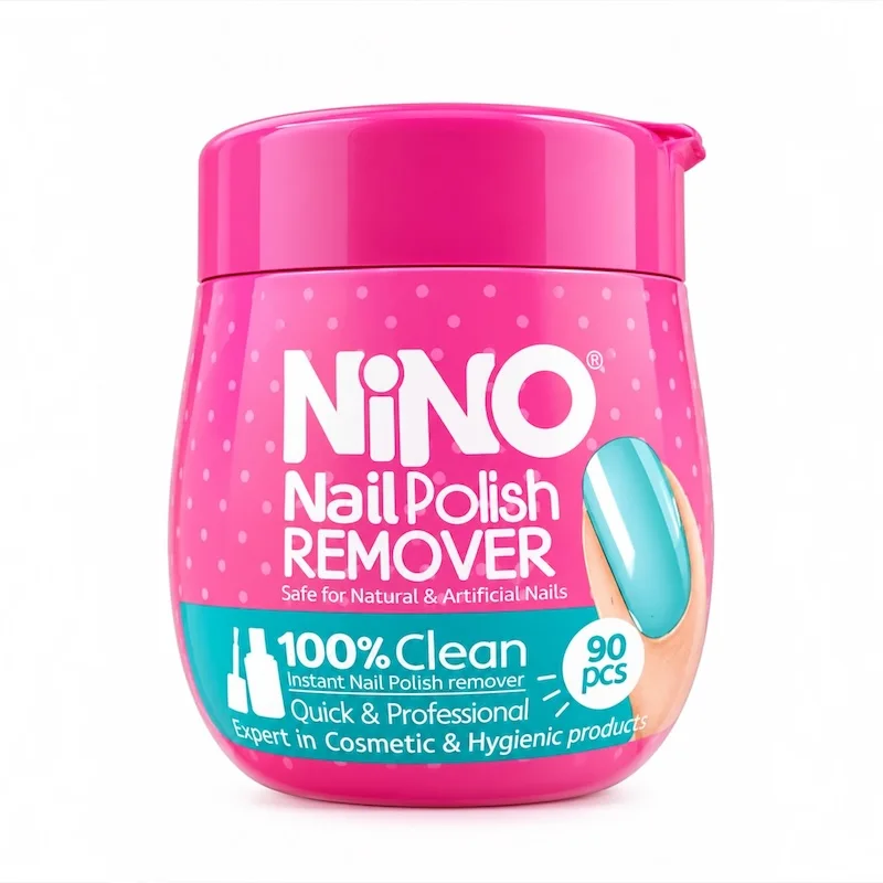 پد لاک پاک کن نینو ۹۰ عددی Nino Nail Polish Remover
